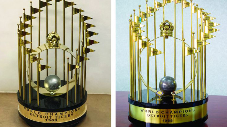 Detroit Tigers: Reverse-Engineered World Series Trophy Honors ’68 Tigers